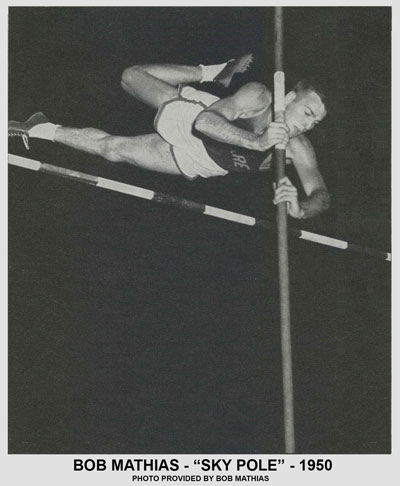 Bob Mathias on Sky Pole